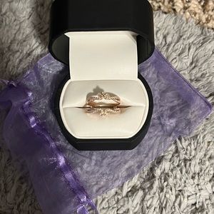 14KT Rose gold ring enhancer